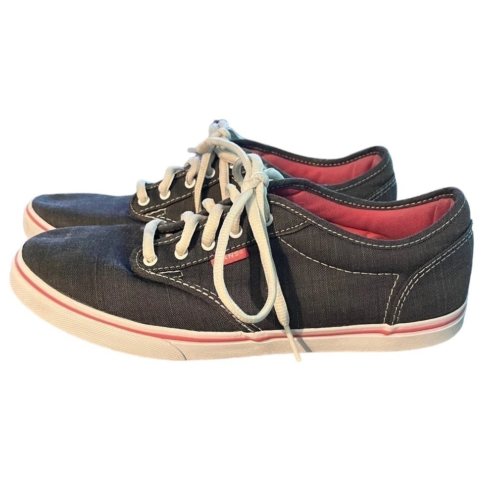 Vans Off The Wall Women’s Canvas Gray / Pink Sneakers